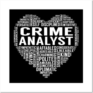 Crime Analyst Heart Posters and Art